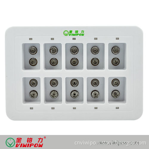 Smart Charger with Separate Charging Mode for 9V Rechargeable Battery (VIP-C020)